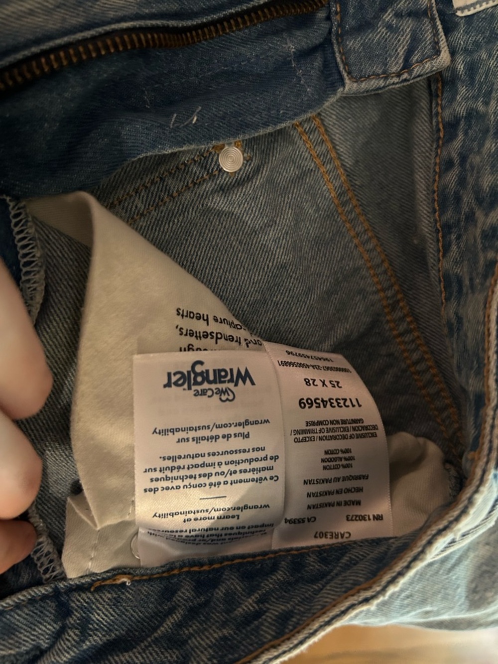 Wrangler Light Blue Straight Leg Jeans - Picture 5 of 5